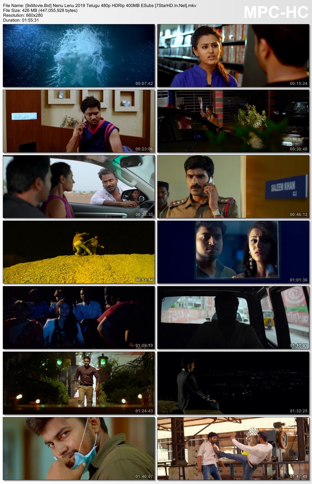 Nenu Lenu 2019 Telugu 480p HDRip x264 400MB ESubs