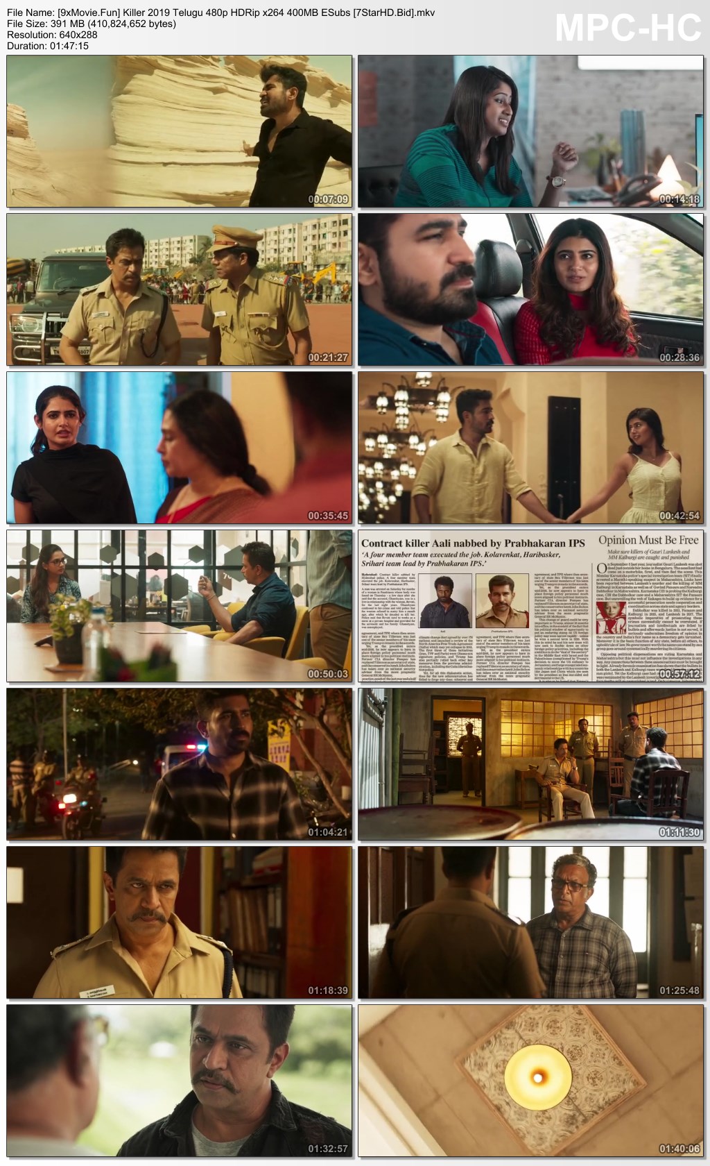 Killer 2019 Telugu 480p HDRip x264 400MB ESubs