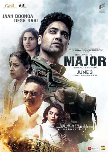 Major (2022) Hindi ORG Movie Dubbed HDRip | 1080p | 720p 480p | ESubs